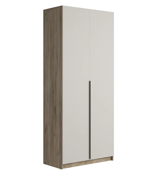Шкаф комбинированный Бохо ШК-002 дуб крафт серый/кашемир