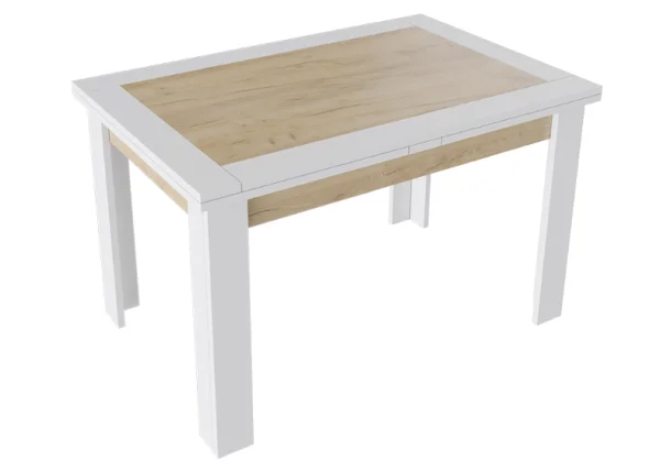 Стол раздвижной Хьюстон тип 4 белый/дуб крафт золотой Стол раздвижной Хьюстон тип 4 белый/дуб крафт золотой
