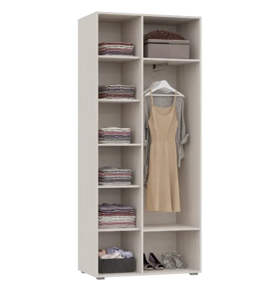 Шкаф двустворчатый Эколь ШК-001 сандал светлый