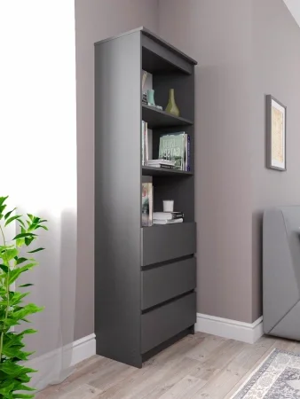 Стеллаж с ящиками Мори МСТ 600.3 графит