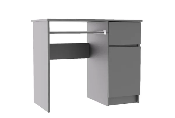 Стол письменный Мори МС-1 правый графит