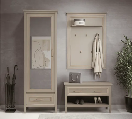 Вешалка Classic WIE глиняный серый