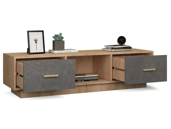 Тумба Эго Т-3 (ПД) дуб крафт золотой/камень темный Тумба Эго Т-3 (ПД) дуб крафт золотой/камень темный