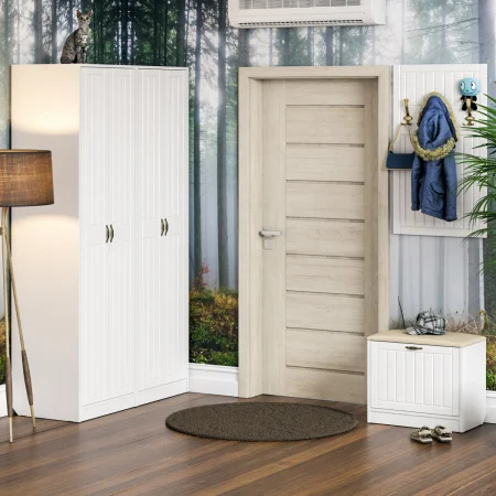 Тумба П-6 белое дерево фрезеровка прованс