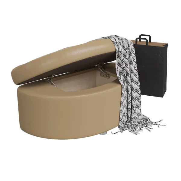 Банкетка 6-5115 Луна кофе с молоком