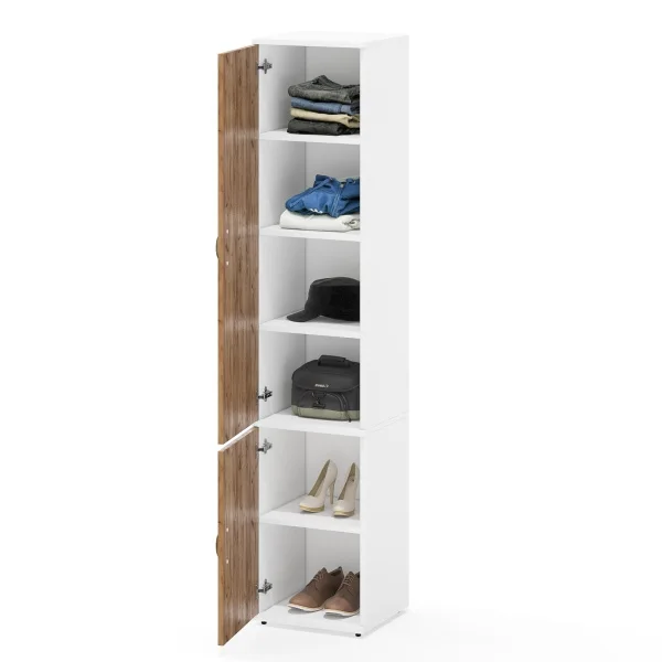 Пенал Лидер-8 МД 22Б белый шагрень/крафт золото