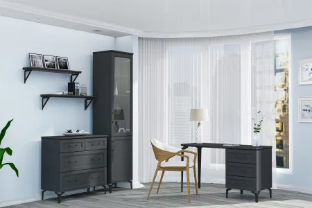 Комод Шарм К-1 антрацит/рамка