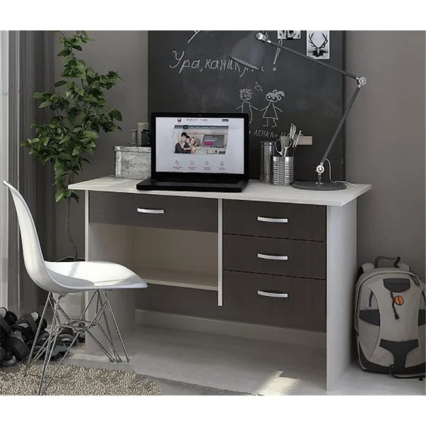 Стол письменный Сити венге/белфорт