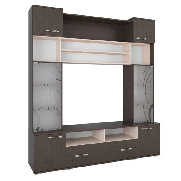 Центральная секция Оскар-18 ОГЦС-1 венге/дуб молочный