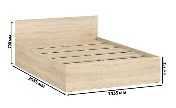 Кровать Мори дуб сонома