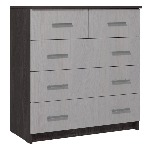 Комод-8 ясень анкор темный/ясень анкор светлый