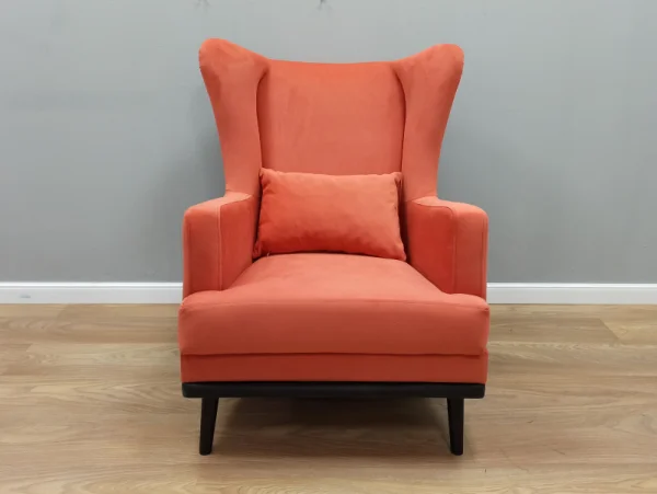 Кресло Томас оранжевый (велюр)
