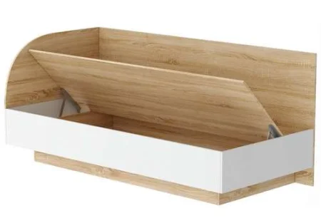 Кровать-софа Соната КРС-900 дуб сонома/белый глянец