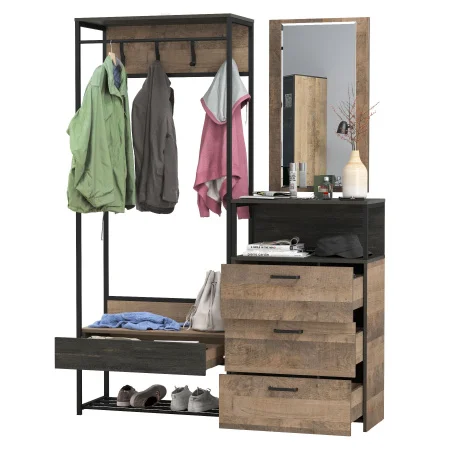 Модульная прихожая Трувор дуб гранж песочный/интра