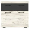 Комод Соната КС-900 дуб крафт белый/антрацит