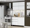 Кухонный гарнитур Токио 1,2 белый текстурный