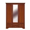 Шкаф платяной трехдверный Кентаки SZF5D2S каштан
