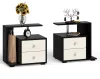 Тумба прикроватная Камелия венге/дуб лоредо (2 шт.)