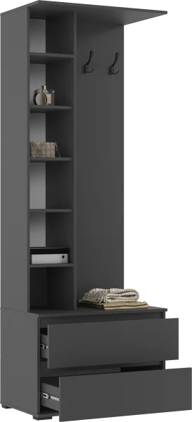 Модульная прихожая Норд графит