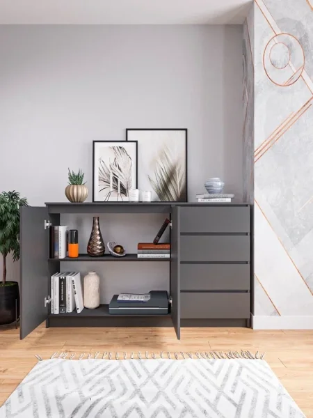 Комод Мори МК 1600.1 графит