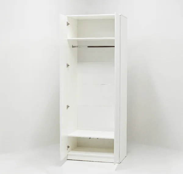 Шкаф 2-х дверный Охта Лайт 800 белый