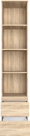 Стеллаж с ящиками Б 5.04 дуб сонома (серия без ручек)