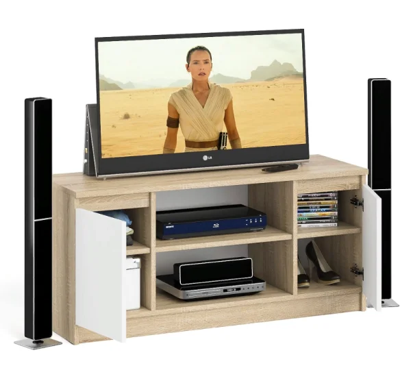 Тумба ТВ МТВ 1200.1 дуб сонома/белый Тумба ТВ МТВ 1200.1 дуб сонома/белый