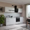 Кухонный гарнитур Дуся 2,0 белый бриллиант
