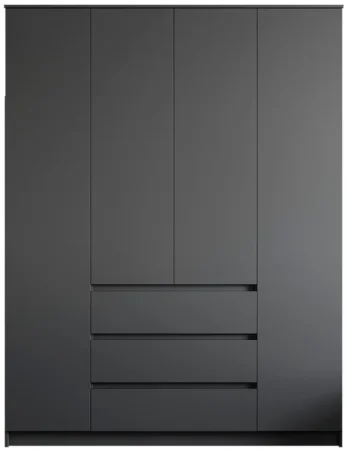 Шкаф для одежды с ящиками Мори МШ 1600.1 графит
