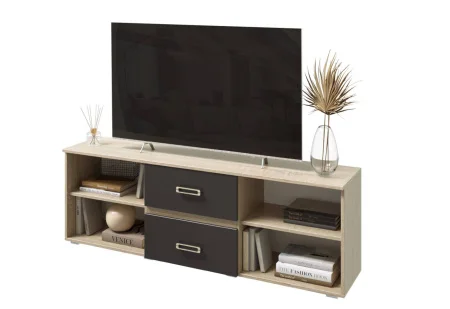 Тумба ТВ Ким дуб сонома/графит