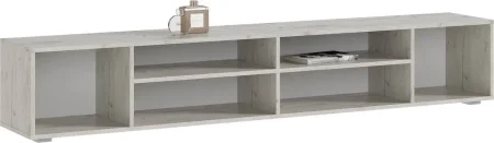 Тумба под ТВ Сити дуб крафт белый