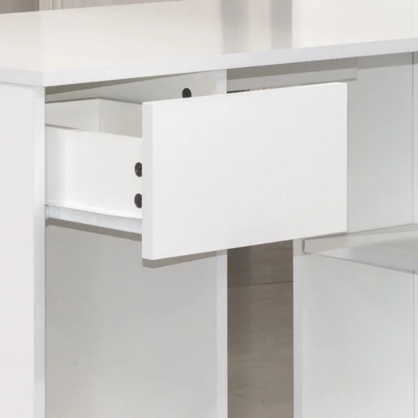 Стол компьютерный Лайт 10.01 белый