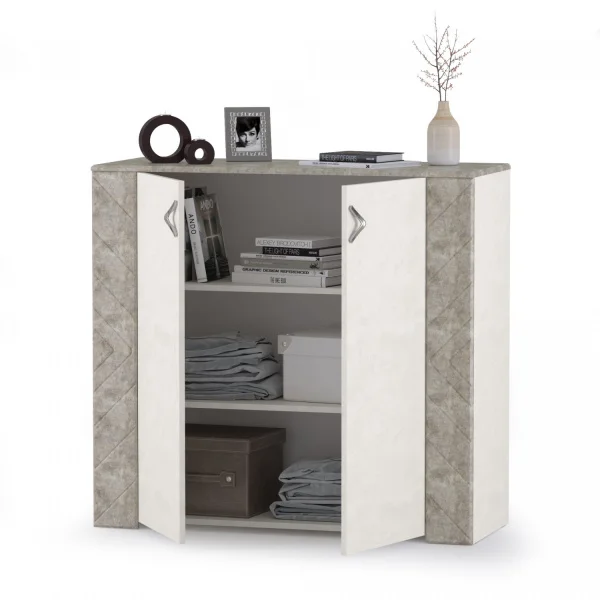 Комод Амели 13.107 шёлковый камень/бетон чикаго беж