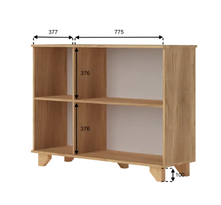 Комод Ньерд 1200 дуб вотан/черника