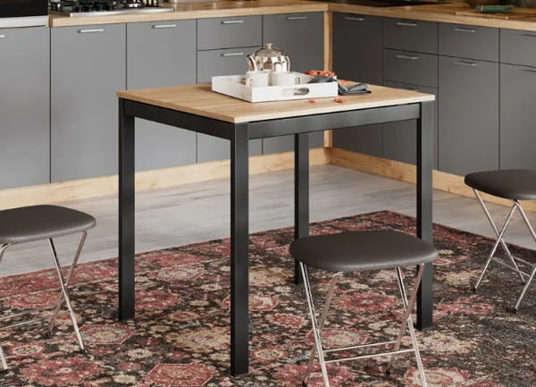 Стол раздвижной Слайд тип 1 дуб крафт золотой Стол раздвижной Слайд тип 1 дуб крафт золотой