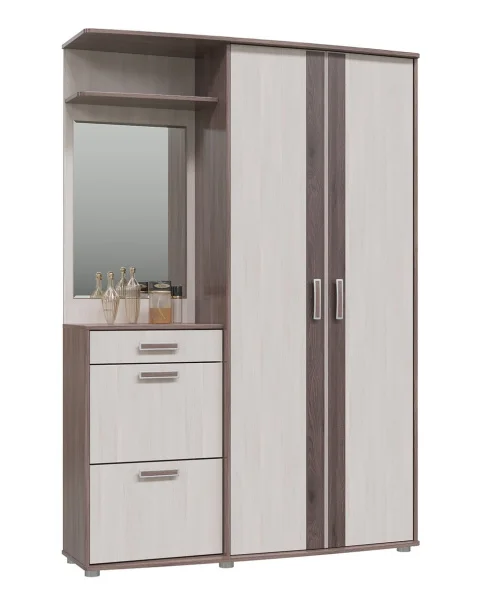 Прихожая Медея mini 2-3310 бодега тёмный/бодега светлый