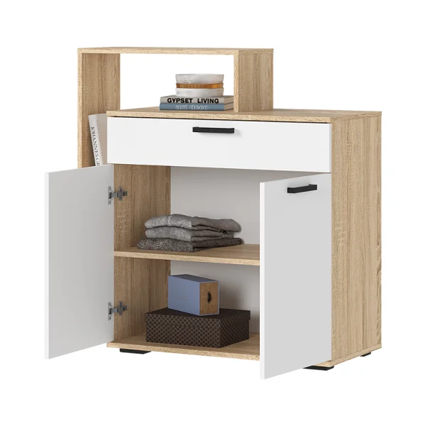 Комод Санса КМ-01 1000 дуб сонома/белый