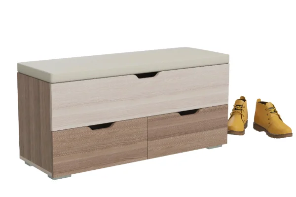 Диван 2-4201 Флинт ясень шимо тёмный/ясень шимо светлый