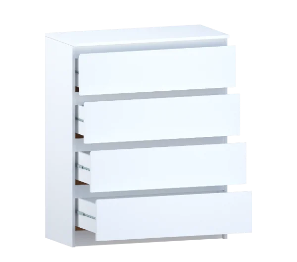 Комод Б 2.06 белый (серия без ручек)