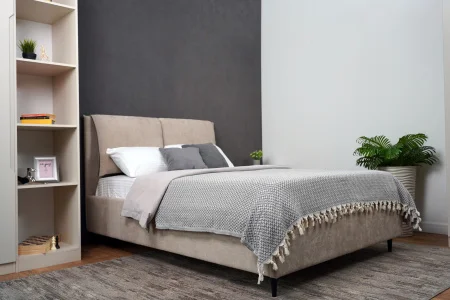 Кровать Венеция 1,6 с подъемным механизмом, бежевый софт