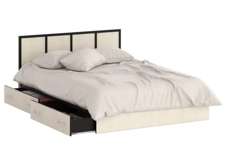 Кровать с ящиками Сакура венге/дуб лоредо