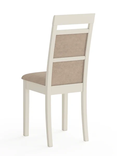 Стул Гольф-12 слоновая кость, ткань велюр бежевый 05