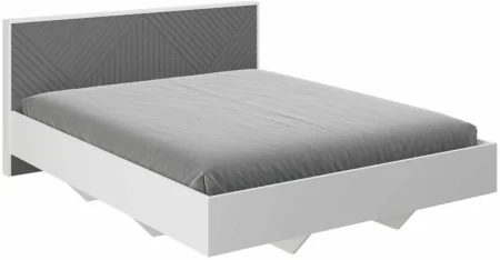 Кровать парящая Копенгаген 160 белый/серый графит