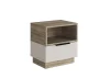 Тумба прикроватная Бохо ТМ-002 дуб крафт серый/кашемир