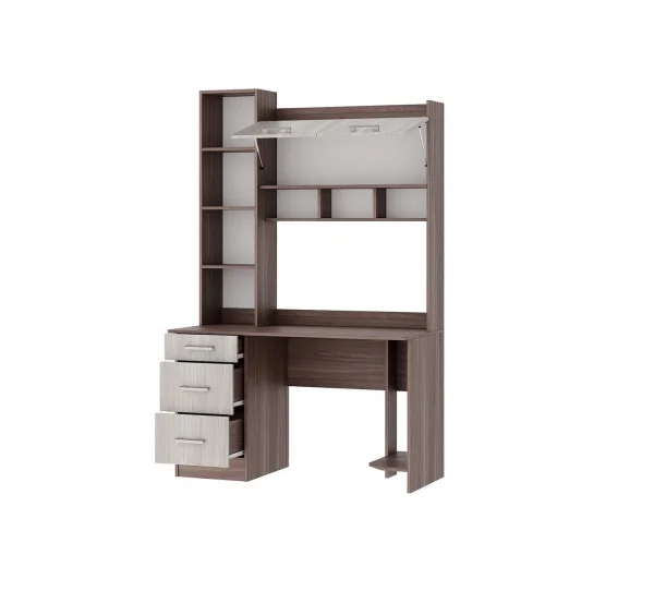 Стол компьютерный ПКС-5 ясень шимо темный/ясень шимо светлый