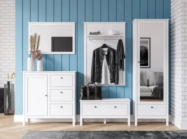 Обувница Ева (Хельга) KOM1K/90 белый