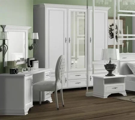 Шкаф платяной трехдверный Кентаки SZF5D2S белый