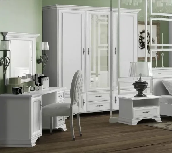 Шкаф платяной трехдверный Кентаки SZF5D2S белый