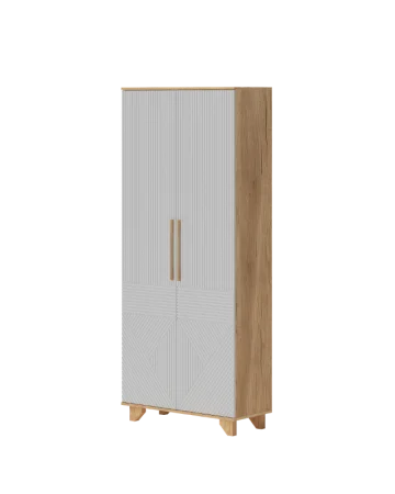 Шкаф Ньерд 900 дуб вотан/белый софт