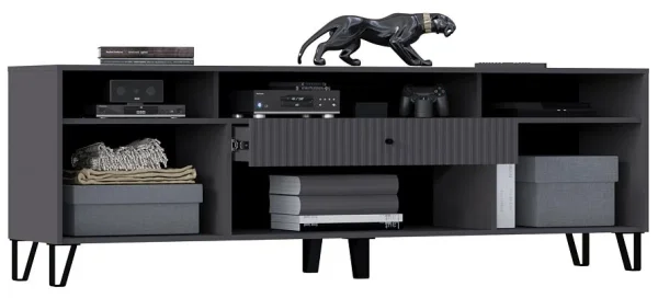 Тумба ТВ Оливия графит софт